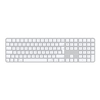 Apple Magic Keyboard (2024) w Touch ID and Numeric Keypad - Czech - White Keys