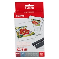 BAZAR - Canon KC18IF nálepka 54x86 18ks do termosublimační tiskárny - Poškozený obal (Komplet)
