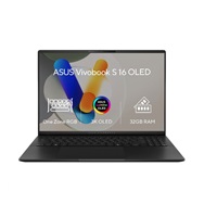 ASUS NTB Vivobook S 16 (S5606CA-OLED046X), Ultra 7-255H, 16" 2880 x 1800, 32GB, 1TB SSD, Intel Arc, W11 Pro, Black