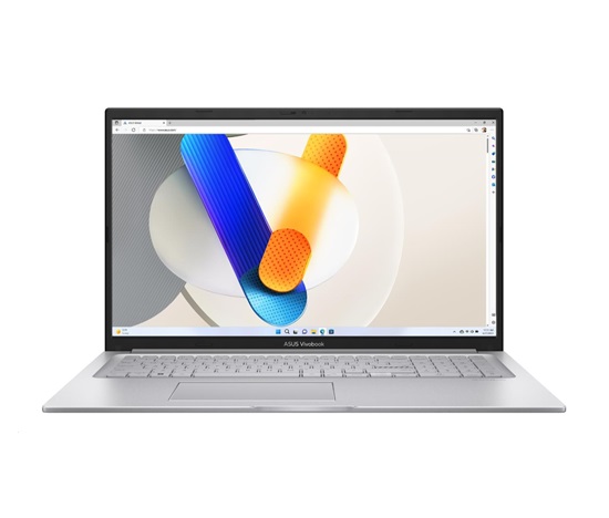 ASUS NTB Vivobook 17 (X1704VA-AU527W), i5-1334U, 17.3" 1920x1080, 16GB, 1TB SSD, Intel Iris, W11 Home, Cool Silver