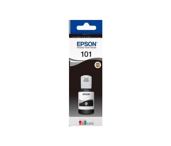 BAZAR - EPSON ink čer 101 EcoTank Black ink bottle 127 ml - Poškozený obal (Komplet)