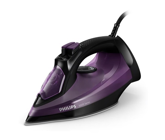 Philips Series 5000 DST5030/80 napařovací žehlička, 2400 W, Drip Stop, fialová