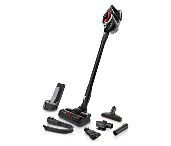 Bosch Unlimited Series 8 tyčový vysavač, akumulátorový, 63 dB, bezsáčkový, černá