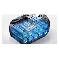 Bosch Unlimited Series 8 tyčový vysavač, akumulátorový, 63 dB, bezsáčkový, černá