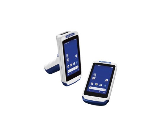 Datalogic Joya Touch 22, 2D, Gun, USB-C, BT (5.1), Wi-Fi, NFC, Android, GMS, blue, grey