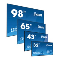 iiyama ProLite LH5565UHSB-B1, 138.6cm (54.6''), 4K, USB, RS232, Ethernet, Wi-Fi, Android, kit (RS232), black
