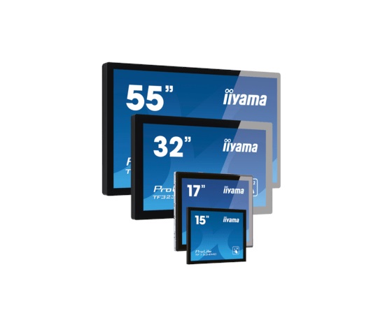 iiyama ProLite OTF2216MC-B1, 55.9 cm (22''), Projected Capacitive, 10 TP, Full HD, Ethernet, kit (USB), black