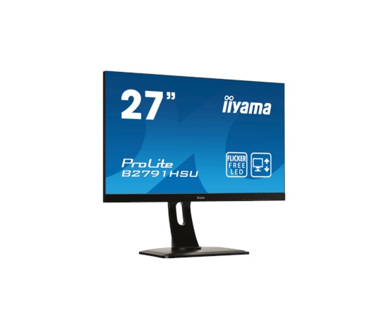 iiyama ProLite XUB2763HSU-B1, Energy Class B, 68,6 cm (27''), Full HD, USB, kit (USB), black