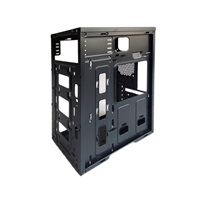 BAZAR - EUROCASE skříň ML N6-550B, Midi Tower, 2x USB 3.0, 2x audio, bez zdroje, poskozený obal