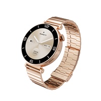 Garett Smartwatch ROSE zlatá, Solid steel