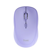 TRUST Myš YVI+, Bezdrátová, Eco, fialová