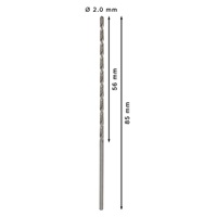 Bosch vrták do kovu PRO Metal HSS-G dlouhý, 2 × 56 × 85 mm, 5 ks