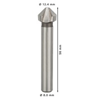 Bosch záhlubník PRO Soft Metal HSS, 12,4 × 56 mm, M6