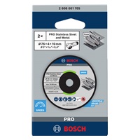 Bosch hrubovací kotouč PRO Stainless Steel and Metal, 76 × 4 × 10 mm