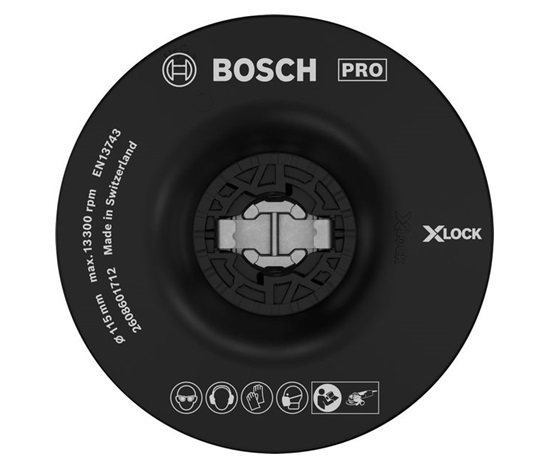 Bosch podložný talíř PRO střední, 115 mm, X-Lock