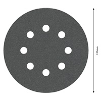 Bosch brusný kotouč PRO F355, 125 mm, G320, 5 ks