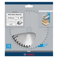 Bosch pilový kotouč PRO Multi Material pro okružní pilu, 150 × 2 × 20 mm