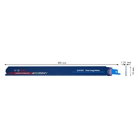 Bosch list do pily ocasky S 1255 CHC EXPERT Thick Tough Metal, 10 ks