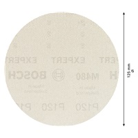 Bosch brusné mřížky EXPERT M480 pro excentrické brusky 125 mm, P120 5 ks