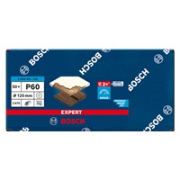 Bosch brusný papír EXPERT C470 s více otvory pro vibrační brusky 125 mm, G 60 50 ks