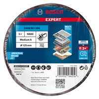 Bosch rounový kotouč EXPERT N880 pro vibrační brusky 125 mm, střední, 5 ks