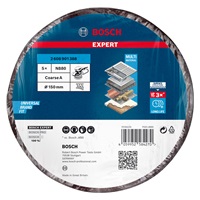 Bosch rounový brusný kotouč EXPERT N880 pro excentrické brusky 150 mm, Coarse, 5 ks