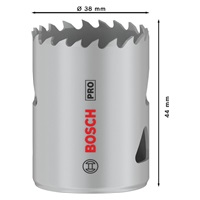 Bosch děrovka PRO Multi Material, 38 mm, se závitem