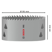Bosch děrovka PRO Multi Material, 95 mm, se závitem