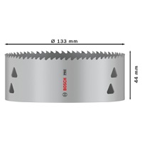 Bosch děrovka PRO Multi Material, 133 mm, se závitem