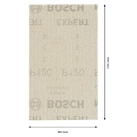 Bosch brusná mřížka EXPERT M480, 80 × 133 mm, G 120, 50 ks