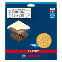 Bosch brusný papír EXPERT C470 225 mm, G 40/80/120/180, 6 ks