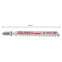 Bosch pilový plátek pro přímočaré pily EXPERT Hardwood Fast T144DHM, 2 ks