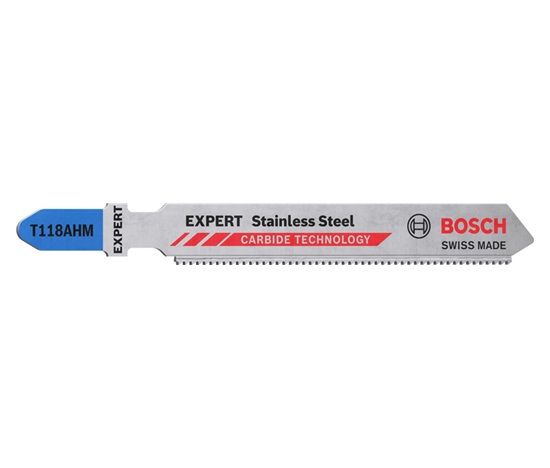 Bosch pilový plátek pro přímočaré pily EXPERT Stainless Steel T118AHM, 2 ks
