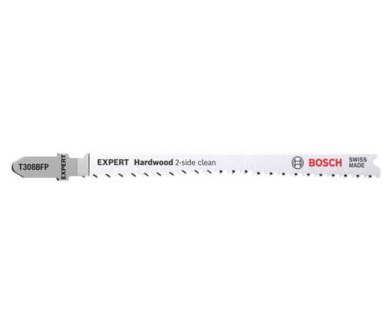 Bosch pilový plátek pro přímočaré pily EXPERT Hardwood 2-side clean T308BFP 2 ks