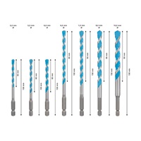 Bosch vrták EXPERT HEX-9 Multi Construction, sada 7 ks, 5/5,5/6/7/8/10