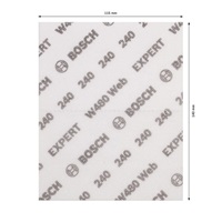 Bosch EXPERT W480 Web 1/4 ruční brusná síť, 115 × 140 mm, G240