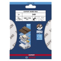 Bosch EXPERT W480 Web 1/4 ruční brusná síť, 115 × 140 mm, G240