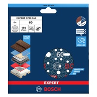 Bosch brusný kotouč EXPERT O780 s fólií, 150 mm, G60