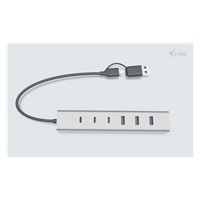 i-tec USB-C/USB-A Charging Metal HUB 7 Port (3x USB-C, 4x USB-A)