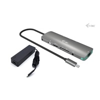 i-tec USB-C Metal Nano Docking Station 4K HDMI LAN with Power Delivery 100 W + Charger 100W
