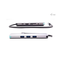 i-tec USB-C Metal Nano Docking Station 4K HDMI LAN with Power Delivery 100 W + Charger 100W