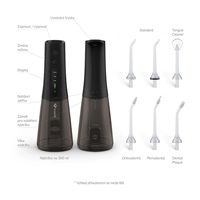TrueLife AquaFloss Compact L100 Black - ústní sprcha