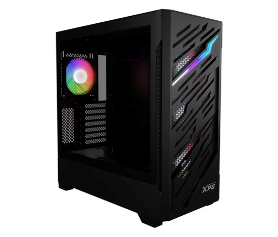 ADATA XPG case STARKER AIR BTF Mid-Tower, bez zdroje, 4x 120mm ARGB, Černá