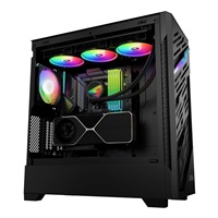 ADATA XPG case STARKER AIR BTF Mid-Tower, bez zdroje, 4x 120mm ARGB, Černá