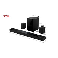 TCL Q85HE soundbar 7.1.4, 860 W, Bluetooth 5.1, WiFi 5, Dolby Atmos, Dolby TrueHD, Dolby Digital Plus, subwoofer, černá