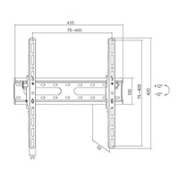 Sklopný televizní držák Fiber Mounts Rico-2