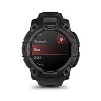 Garmin Instinct 3 – 45 mm, AMOLED, Černé s černým páskem