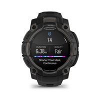 Garmin Instinct 3 – 45 mm, AMOLED, Černé s černým páskem