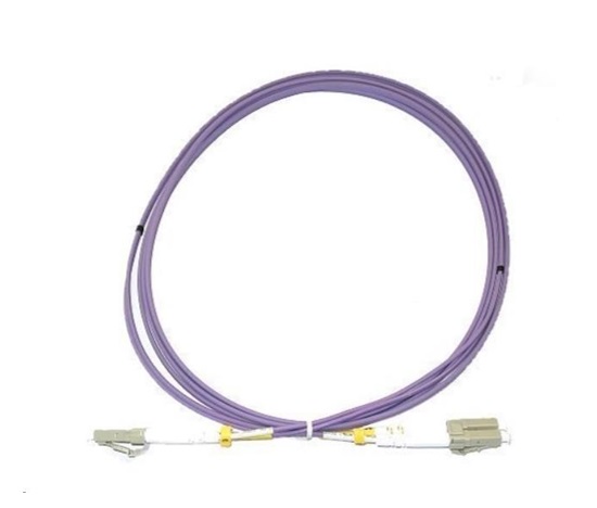 XtendLan duplexní patch kabel optický, LC-LC, PC, 50/125, duplex, OM4 , LS0H, 3m