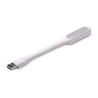 C-TECH USB lampička k notebooku UNL-04, flexibilní, bílá